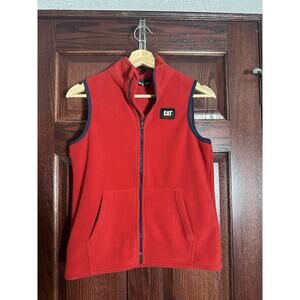 CAT / Caterpillar Boys Size 10/12 Winter Bundle Long Sleeve Shirt + Fleece Vest